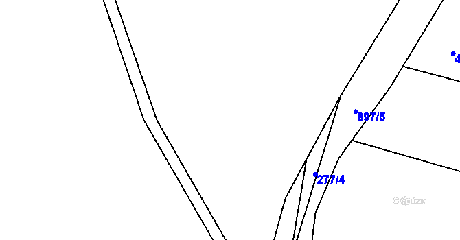 Parcela st. 277/5 v KÚ Studenec u Trutnova, Katastrální mapa