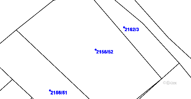 Parcela st. 2156/52 v KÚ Studénka nad Odrou, Katastrální mapa