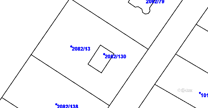 Parcela st. 2082/130 v KÚ Studénka nad Odrou, Katastrální mapa