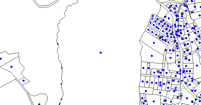 Parcela st. 165 v KÚ Sudějov, Katastrální mapa