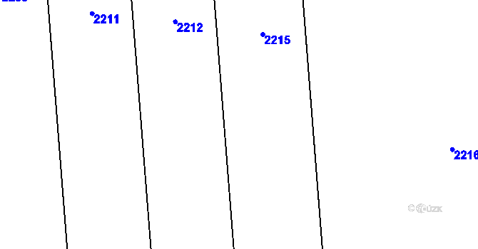 Parcela st. 822/11 v KÚ Suchdol u Konice, Katastrální mapa