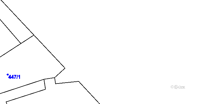 Parcela st. 462/1 v KÚ Suchdol nad Odrou, Katastrální mapa