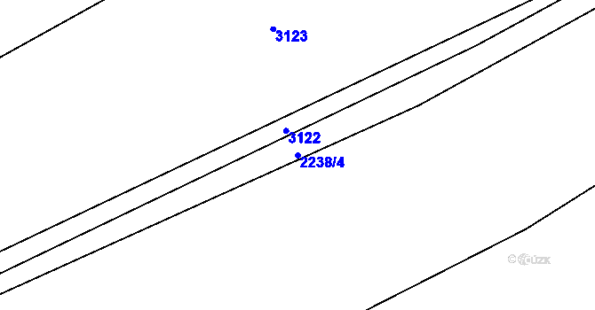Parcela st. 2238/4 v KÚ Suchdol nad Odrou, Katastrální mapa