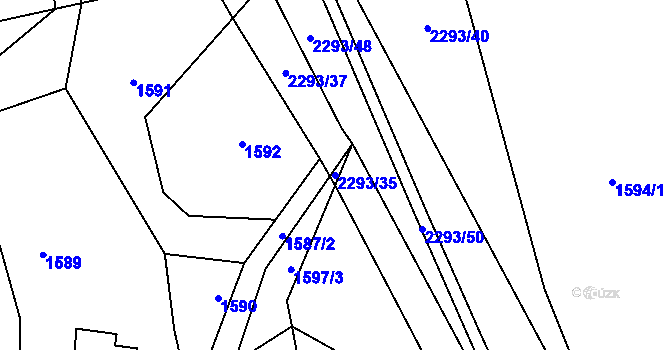 Parcela st. 2293/35 v KÚ Suchdol nad Odrou, Katastrální mapa