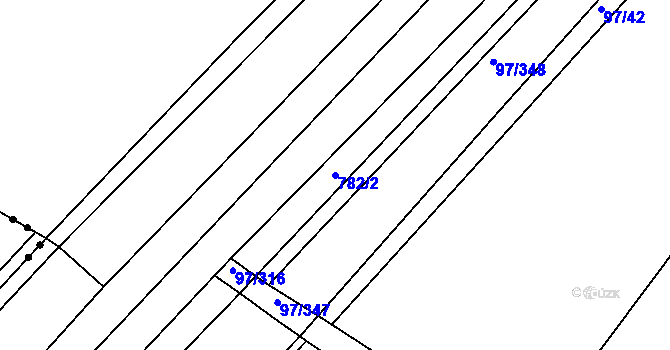 Parcela st. 782/2 v KÚ Sulovice, Katastrální mapa