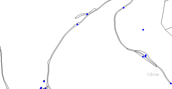 Parcela st. 220/1 v KÚ Zliv nad Mží, Katastrální mapa