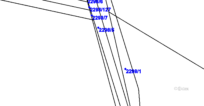 Parcela st. 2298/12 v KÚ Svatobořice, Katastrální mapa