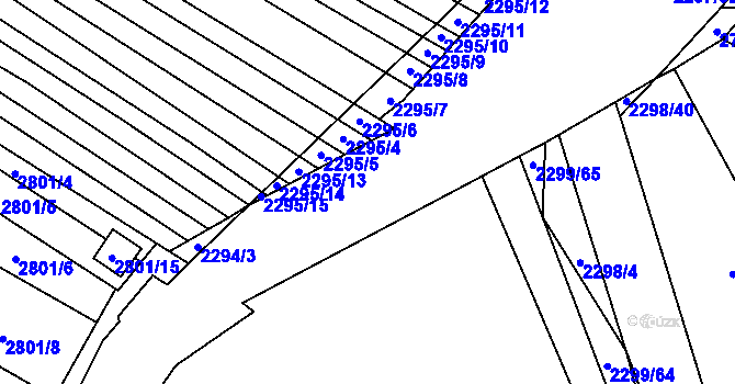 Parcela st. 2300/3 v KÚ Svatobořice, Katastrální mapa