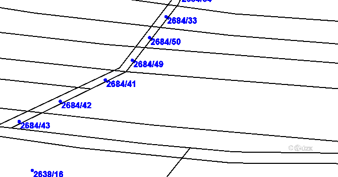 Parcela st. 2648/66 v KÚ Svatobořice, Katastrální mapa