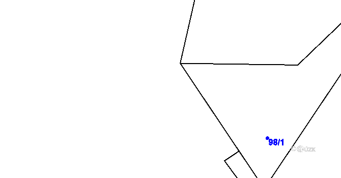 Parcela st. 85/1 v KÚ Hrachov, Katastrální mapa