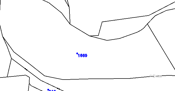 Parcela st. 771/5 v KÚ Hrachov, Katastrální mapa