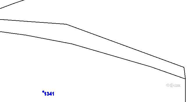 Parcela st. 75 v KÚ Hrachov, Katastrální mapa