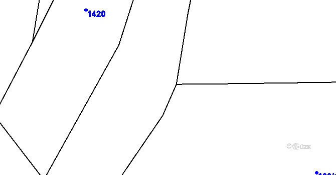 Parcela st. 1216/22 v KÚ Hrachov, Katastrální mapa