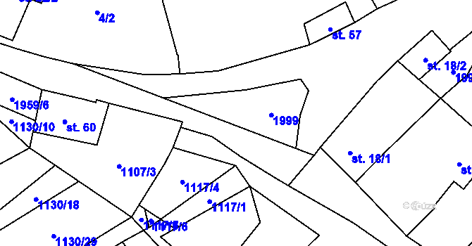 Parcela st. 445/18 v KÚ Chlum nad Malší, Katastrální mapa