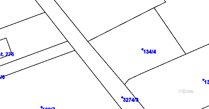 Parcela st. 139/5 v KÚ Sedlce, Katastrální mapa