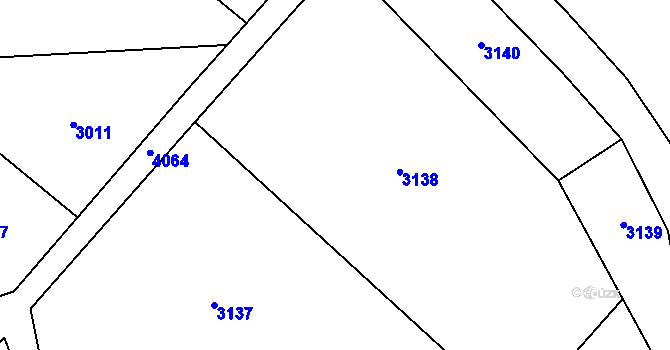Parcela st. 2785/9 v KÚ Svéradice, Katastrální mapa