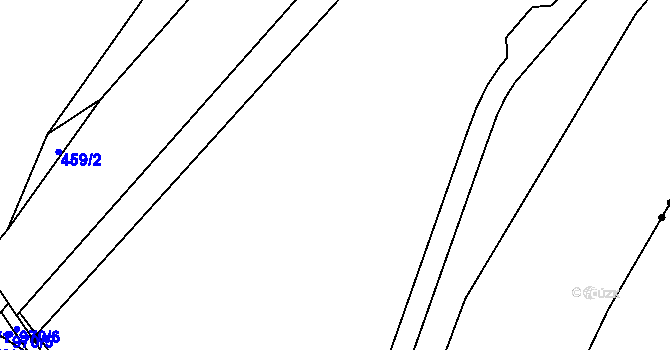 Parcela st. 461/2 v KÚ Světlá nad Sázavou, Katastrální mapa
