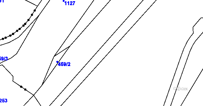 Parcela st. 476/5 v KÚ Světlá nad Sázavou, Katastrální mapa