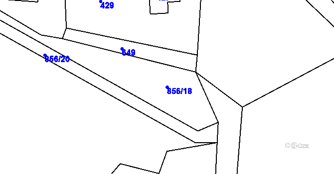 Parcela st. 856/18 v KÚ Světnov, Katastrální mapa