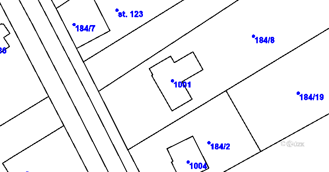 Parcela st. 336 v KÚ Svinary, Katastrální mapa