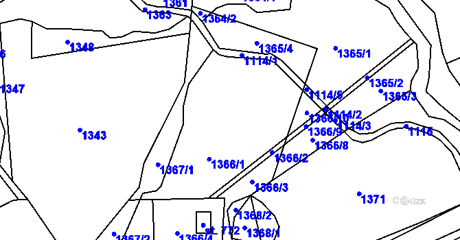 Parcela st. 137/15 v KÚ Svinaře, Katastrální mapa