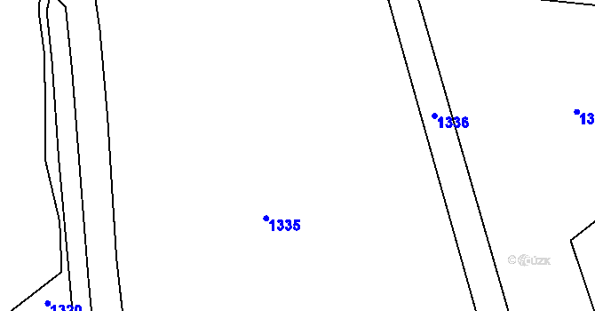 Parcela st. 104/3 v KÚ Svinaře, Katastrální mapa