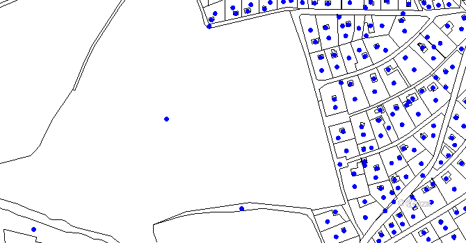 Parcela st. 158/2 v KÚ Svinaře, Katastrální mapa