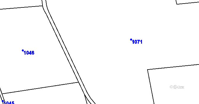 Parcela st. 255/20 v KÚ Svinaře, Katastrální mapa