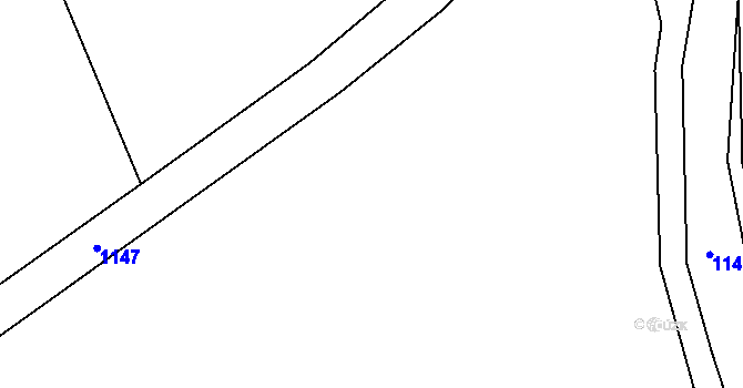 Parcela st. 308/3 v KÚ Svinaře, Katastrální mapa