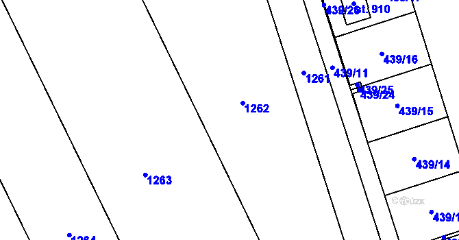 Parcela st. 433/17 v KÚ Svinaře, Katastrální mapa