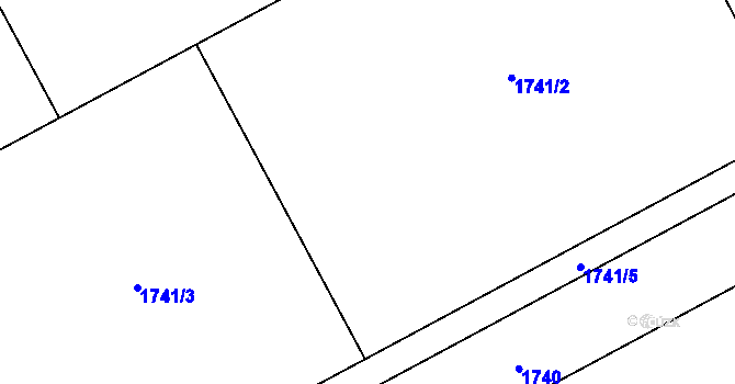 Parcela st. 451/57 v KÚ Svinaře, Katastrální mapa