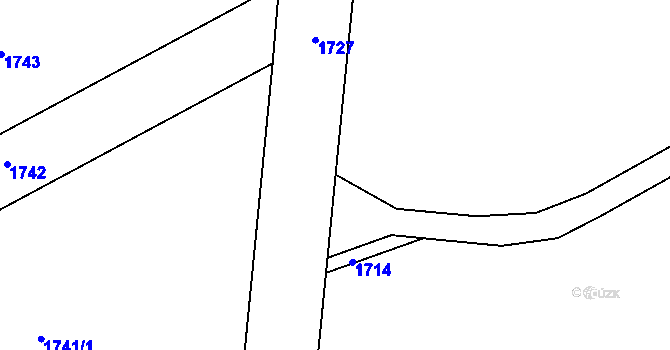 Parcela st. 548/23 v KÚ Svinaře, Katastrální mapa