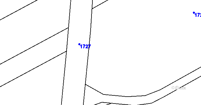 Parcela st. 548/27 v KÚ Svinaře, Katastrální mapa