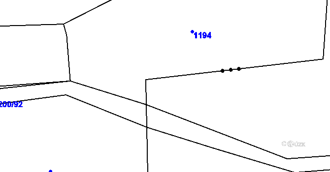 Parcela st. 533/7 v KÚ Svinařov u Kladna, Katastrální mapa