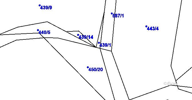 Parcela st. 450/33 v KÚ Svinařov u Kladna, Katastrální mapa