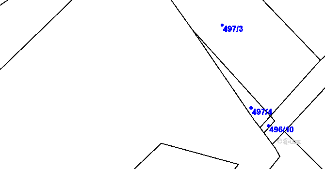 Parcela st. 494/19 v KÚ Svinařov u Kladna, Katastrální mapa