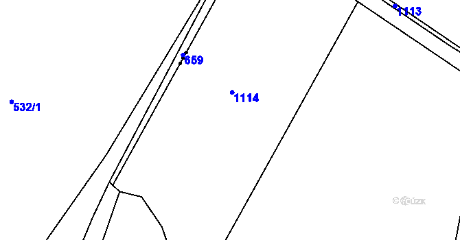 Parcela st. 221 v KÚ Raškovice u Přelouče, Katastrální mapa