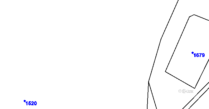 Parcela st. 3/51 v KÚ Veclov u Svojetína, Katastrální mapa