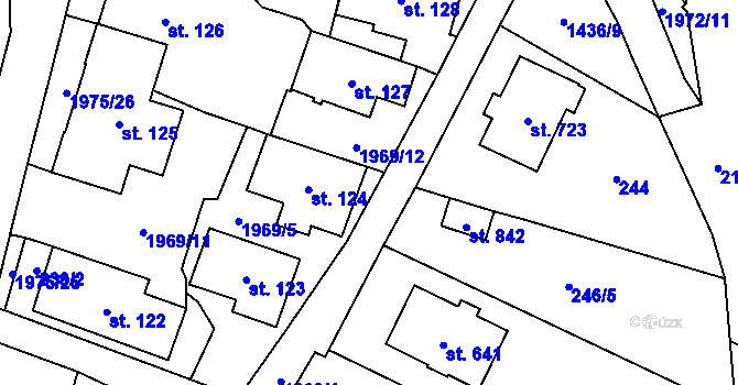 Parcela st. 238/5 v KÚ Svratouch, Katastrální mapa