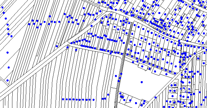 Parcela st. 908/1 v KÚ Šakvice, Katastrální mapa