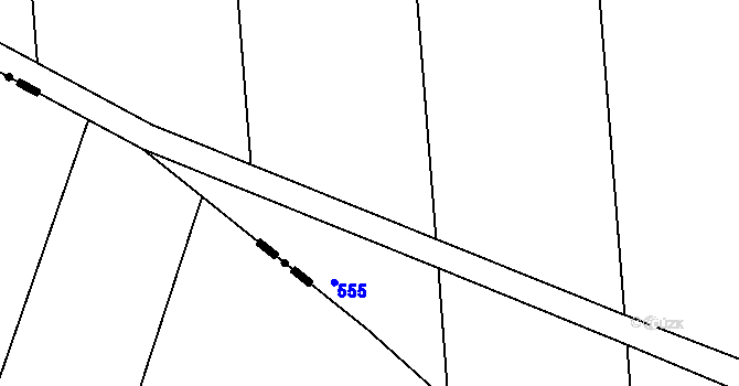 Parcela st. 518/13 v KÚ Šarovy, Katastrální mapa