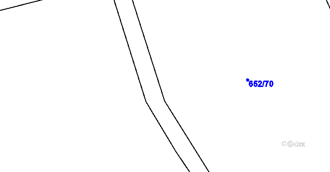 Parcela st. 652/67 v KÚ Strnadice, Katastrální mapa