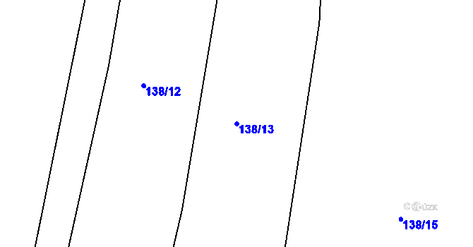 Parcela st. 138/13 v KÚ Roztoky nad Metují, Katastrální mapa