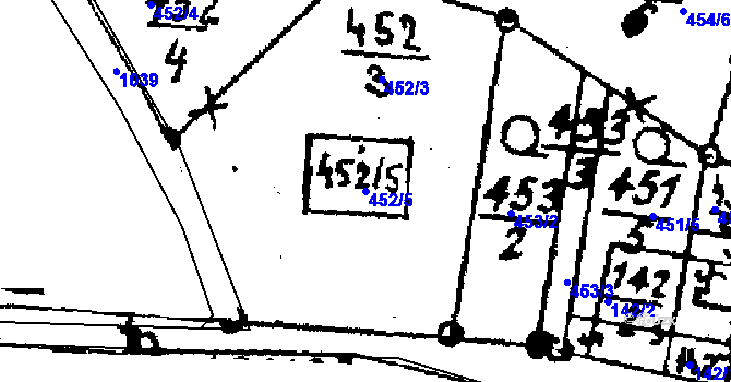 Parcela st. 452/5 v KÚ Šišma, Katastrální mapa