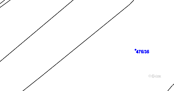 Parcela st. 475/24 v KÚ Škrdlovice, Katastrální mapa