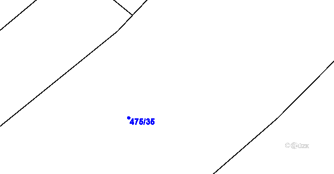 Parcela st. 475/30 v KÚ Škrdlovice, Katastrální mapa
