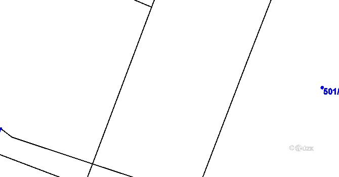 Parcela st. 501/78 v KÚ Škrdlovice, Katastrální mapa