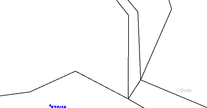 Parcela st. 570/18 v KÚ Škrdlovice, Katastrální mapa