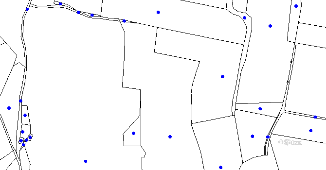 Parcela st. 393/1 v KÚ Pacelice, Katastrální mapa
