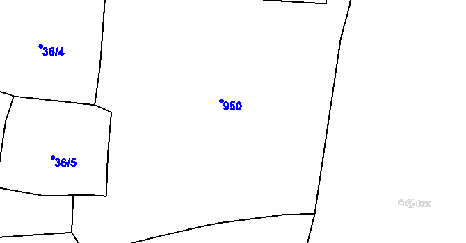 Parcela st. 380/8 v KÚ Škvořetice, Katastrální mapa
